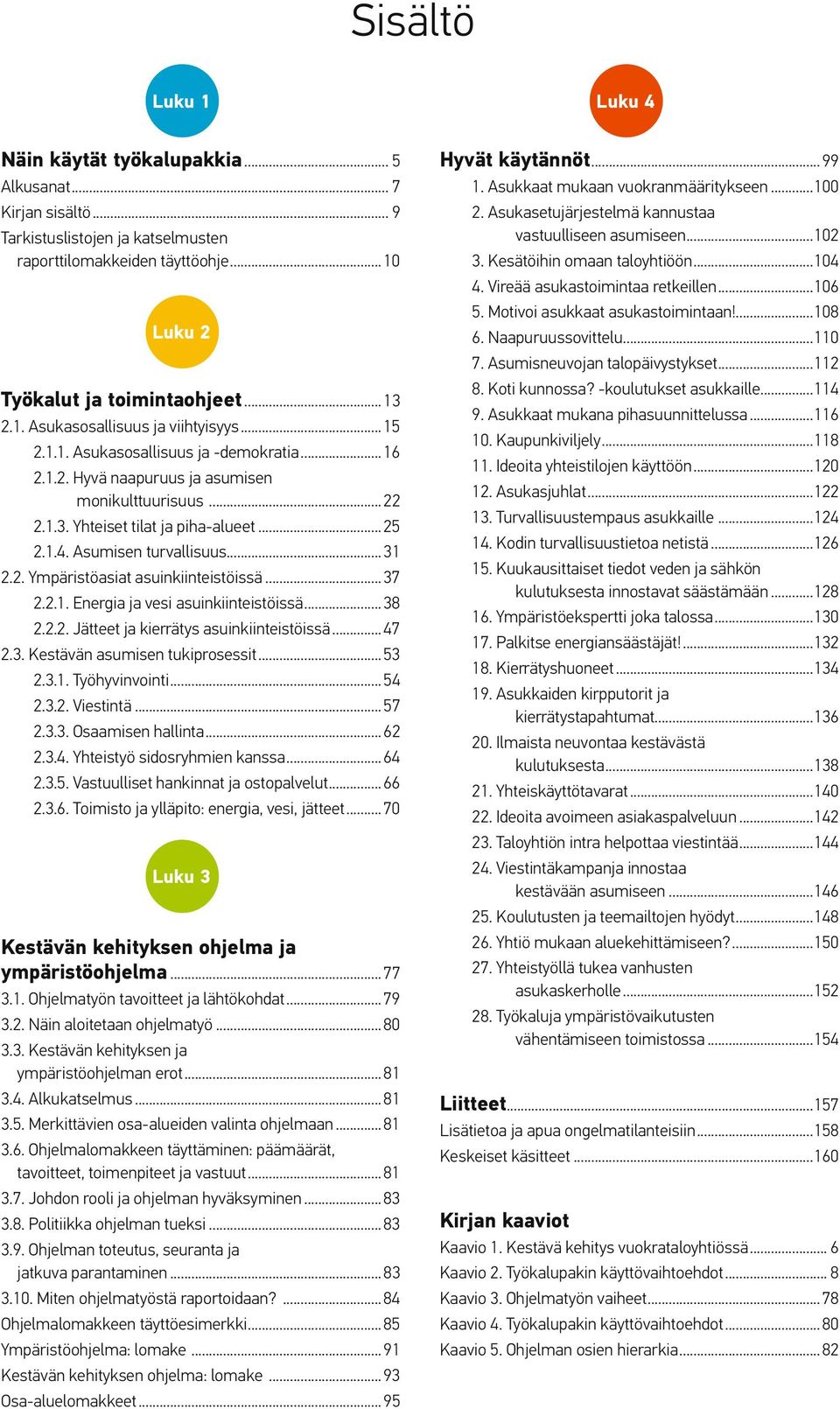 Asumisen turvallisuus... 31 2.2. Ympäristöasiat asuinkiinteistöissä... 37 2.2.1. Energia ja vesi asuinkiinteistöissä... 38 2.2.2. Jätteet ja kierrätys asuinkiinteistöissä... 47 2.3. Kestävän asumisen tukiprosessit.