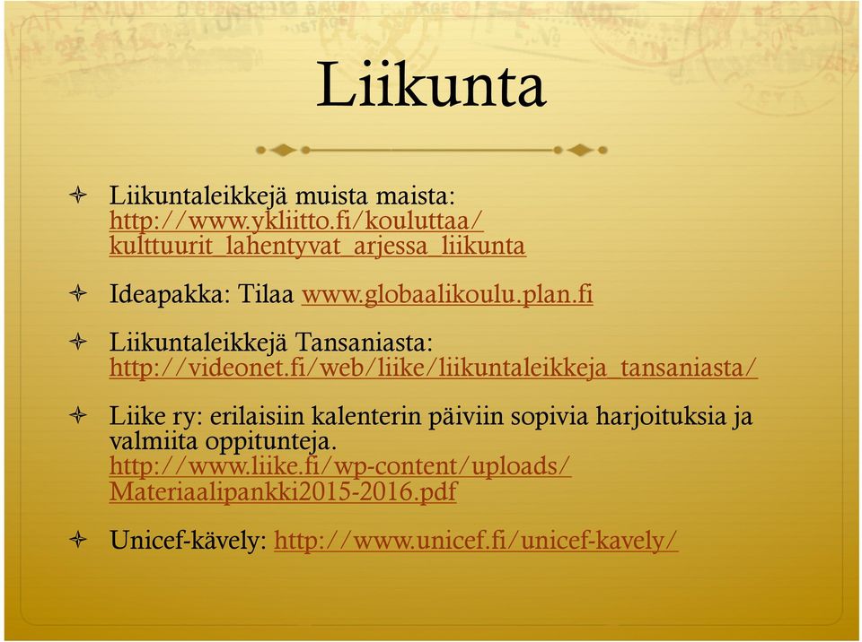 fi Liikuntaleikkejä Tansaniasta: http://videonet.