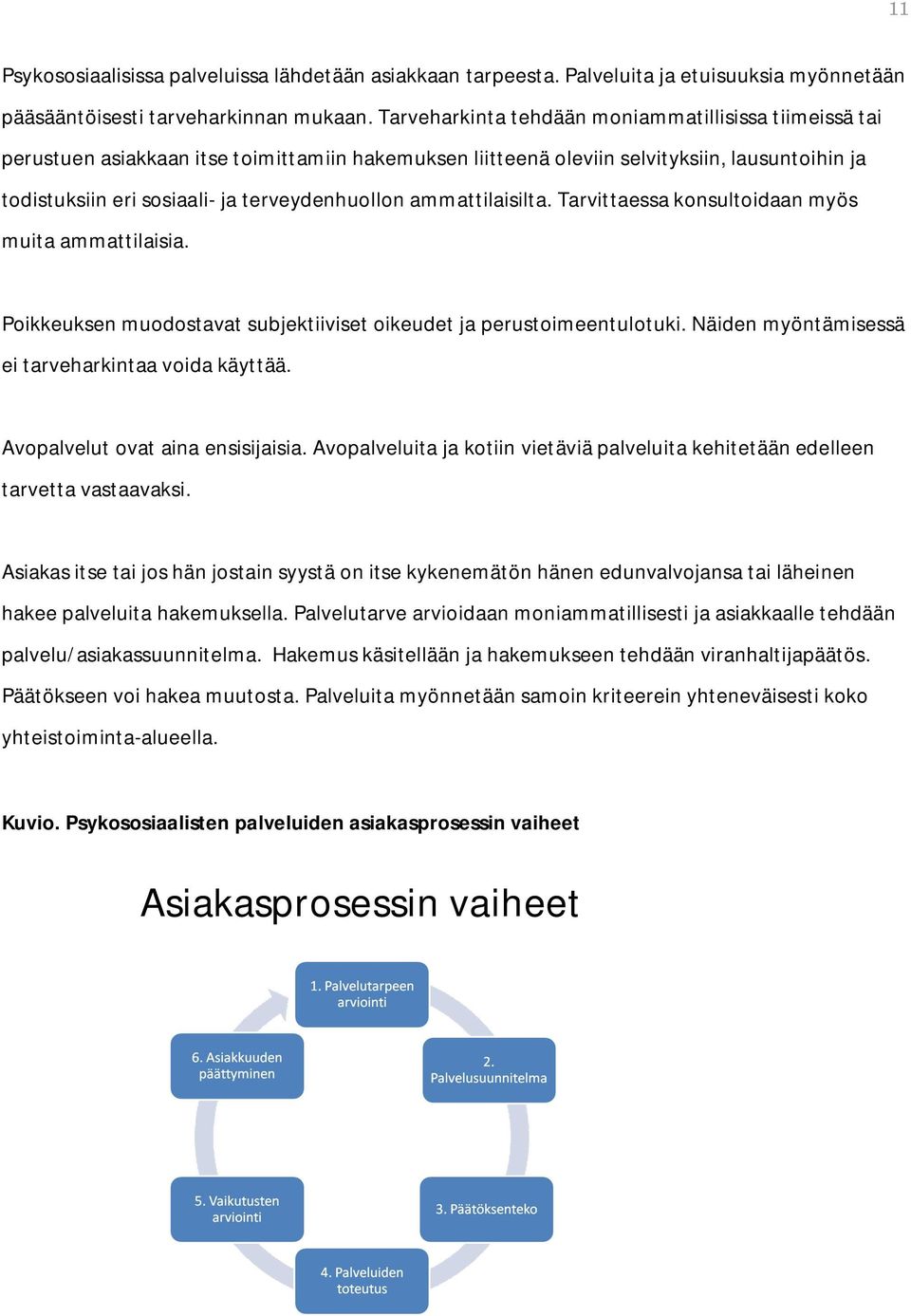 ammattilaisilta. Tarvittaessa konsultoidaan myös muita ammattilaisia. Poikkeuksen muodostavat subjektiiviset oikeudet ja perustoimeentulotuki. Näiden myöntämisessä ei tarveharkintaa voida käyttää.