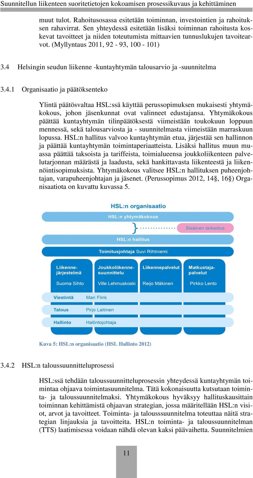 4 Helsingin seudun liikenne -kuntayhtymän talousarvio ja -suunnitelma 3.4.1 Organisaatio ja päätöksenteko Ylintä päätösvaltaa HSL:ssä käyttää perussopimuksen mukaisesti yhtymäkokous, johon jäsenkunnat ovat valinneet edustajansa.