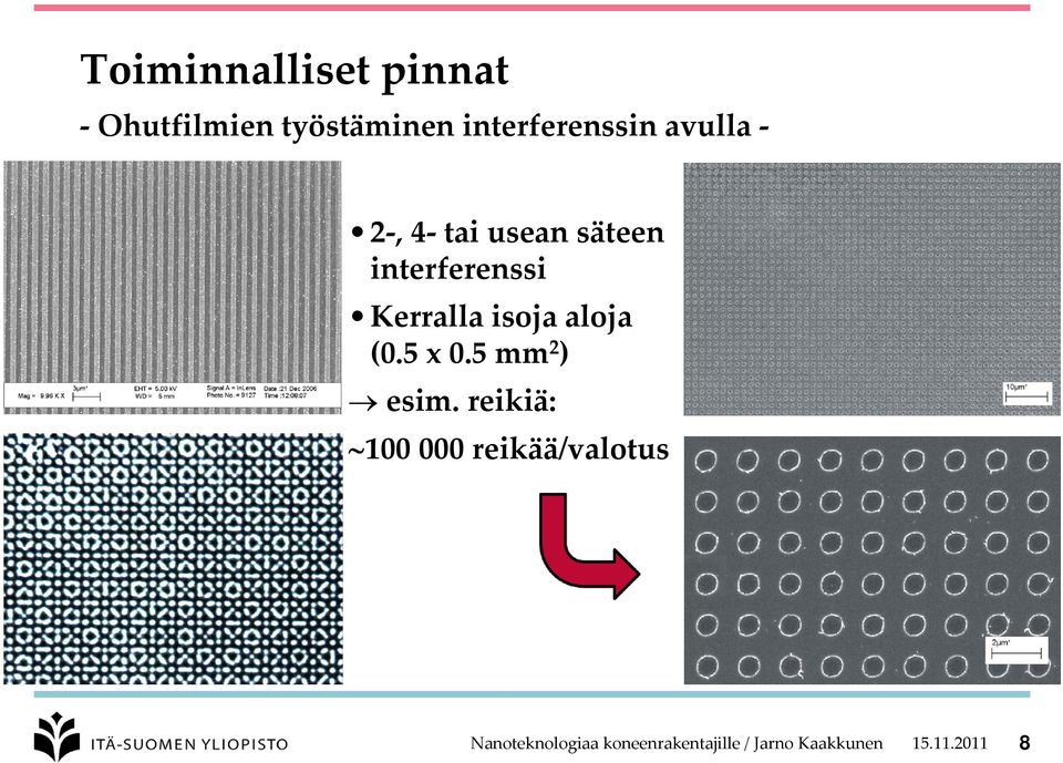 5 x 0.5 mm 2 ) esim.