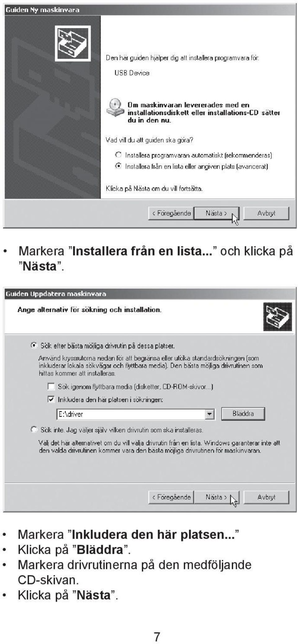 Markera Inkludera den här platsen.