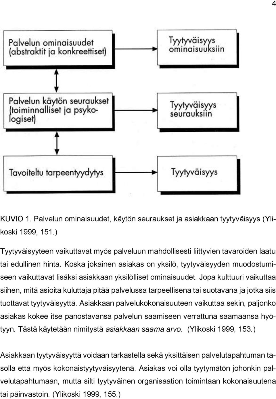 Koska jokainen asiakas on yksilö, tyytyväisyyden muodostumiseen vaikuttavat lisäksi asiakkaan yksilölliset ominaisuudet.