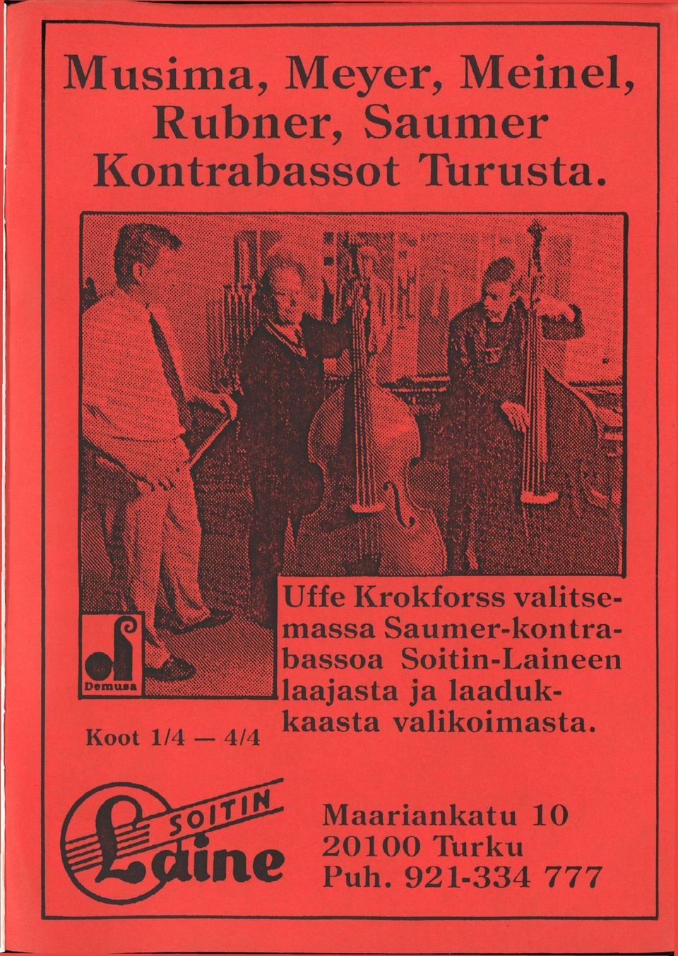 Koot 1/4 4/4 Uffe Krokforss valitsemassa