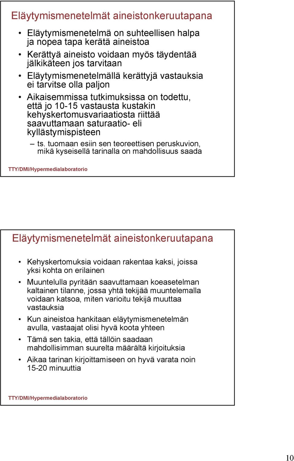 eli kyllästymispisteen ts.