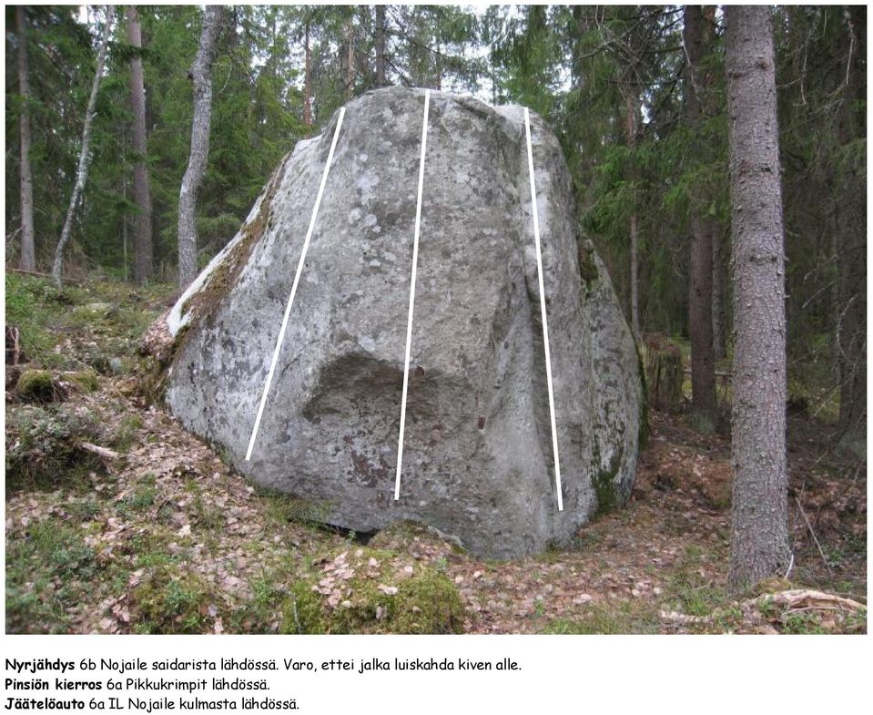 Pinsiön kierros 6a Pikkukrimpit lähdössä.