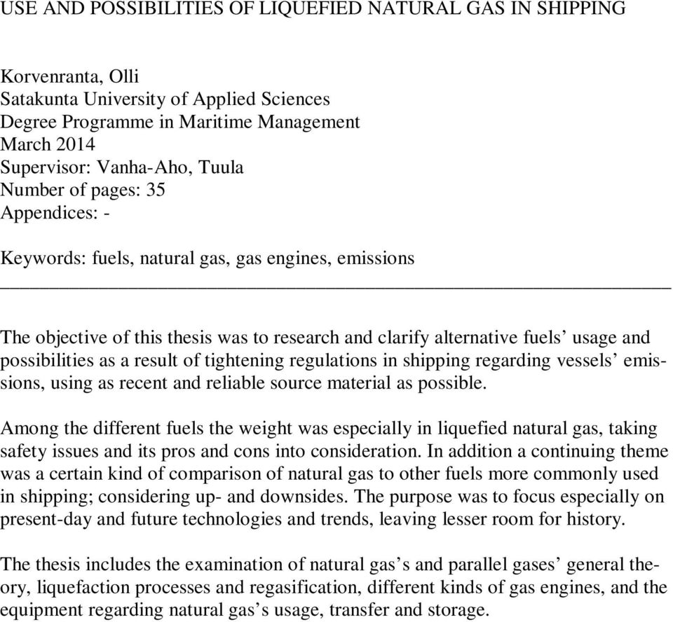 of tightening regulations in shipping regarding vessels emissions, using as recent and reliable source material as possible.