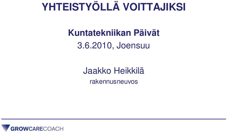 Kuntatekniikan Päivät 3.