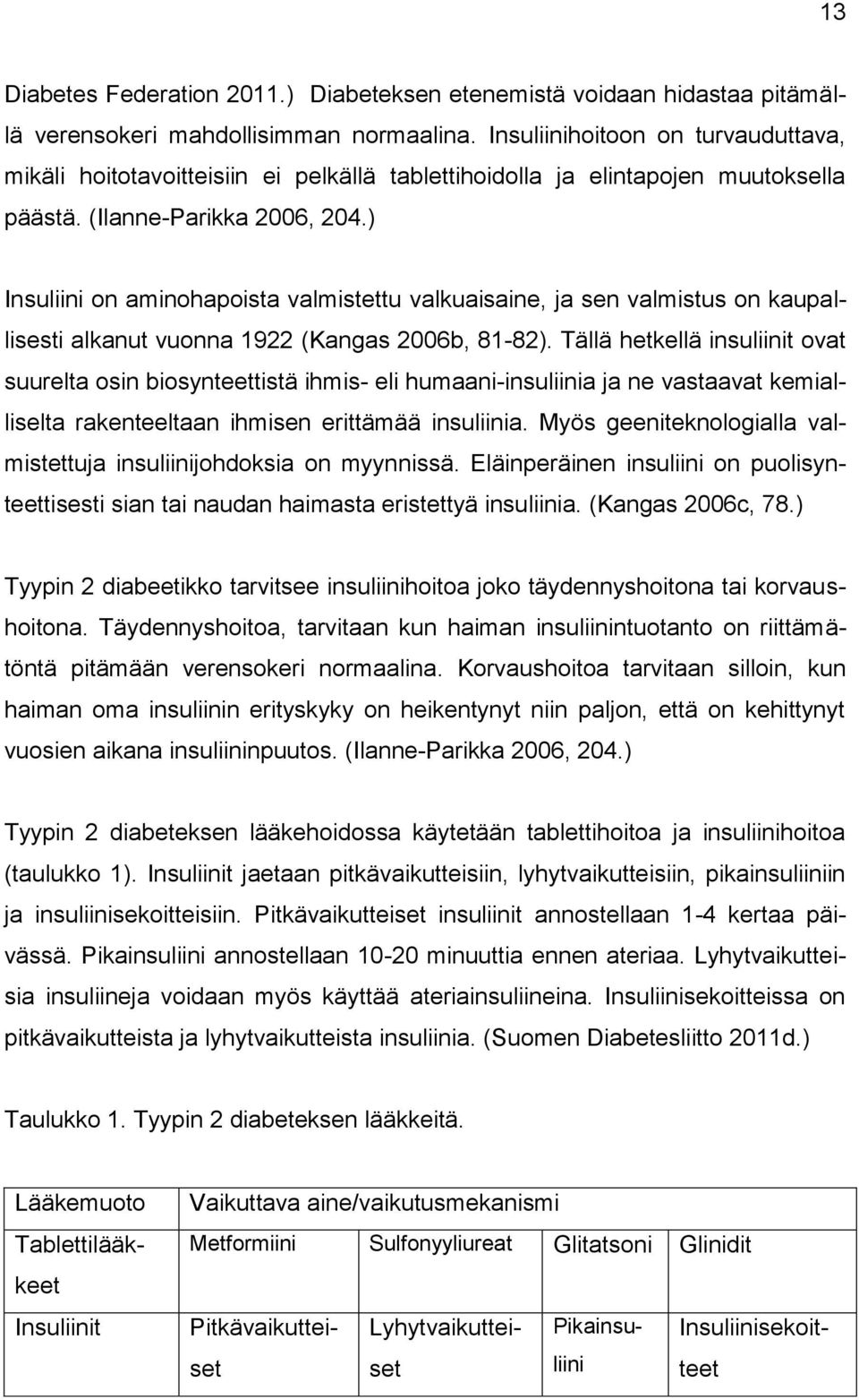 ) Insuliini on aminohapoista valmistettu valkuaisaine, ja sen valmistus on kaupallisesti alkanut vuonna 1922 (Kangas 2006b, 81-82).