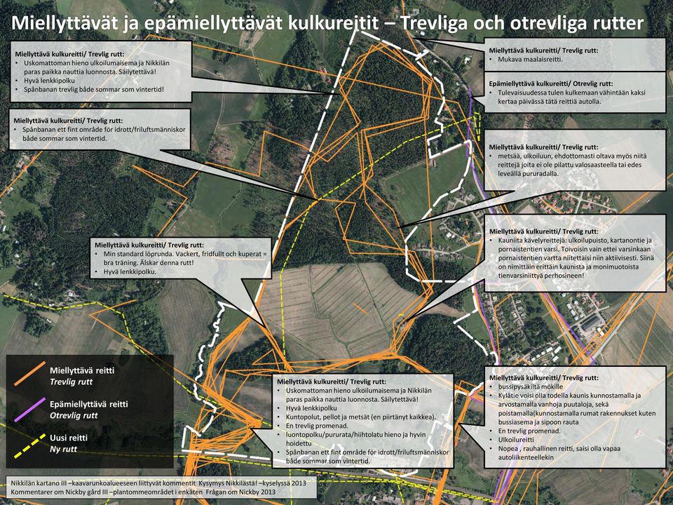 Epämiellyttävä kulkureitti/ Otrevlig rutt: Tulevaisuudessa tulen kulkemaan vähintään kaksi kertaa päivässä tätä reittiä autolla.