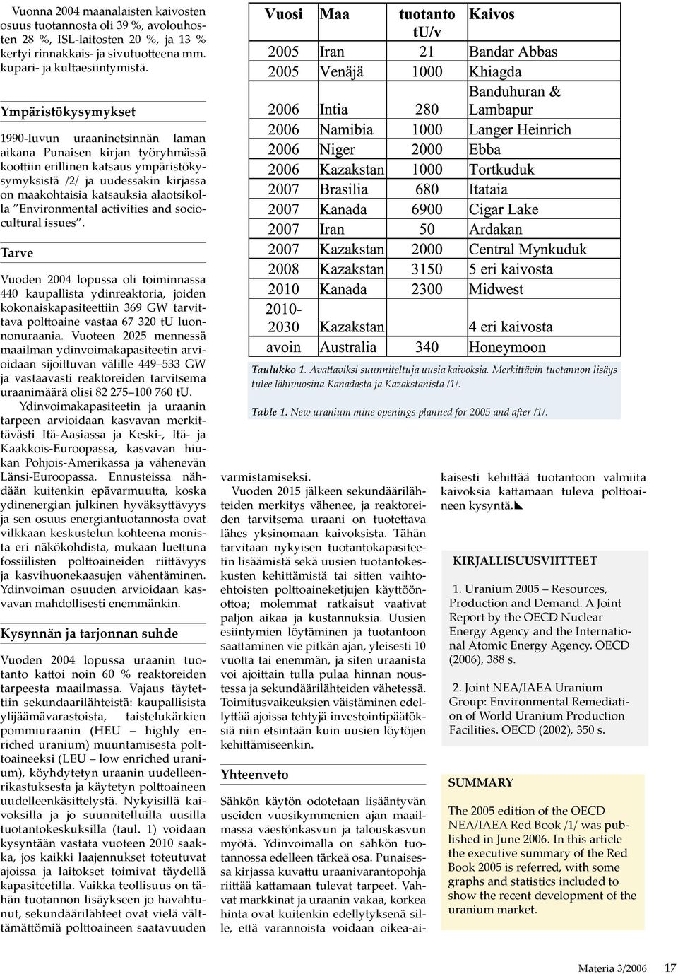 alaotsikolla Environmental activities and sociocultural issues.