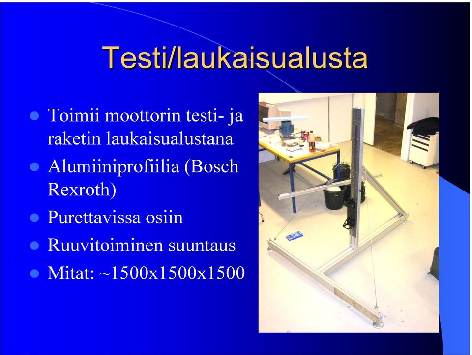 Alumiiniprofiilia (Bosch Rexroth)