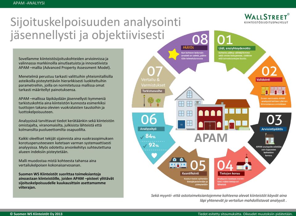 Menetelmä perustuu tarkasti valittuihin yhteismitallisilla asteikoilla pisteytettäviin hierarkkisesti luokiteltuihin parametreihin, joilla on normitetussa mallissa omat tarkasti määritellyt