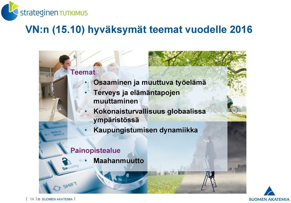 muuttuva työelämä Terveys ja elämäntapojen muuttaminen