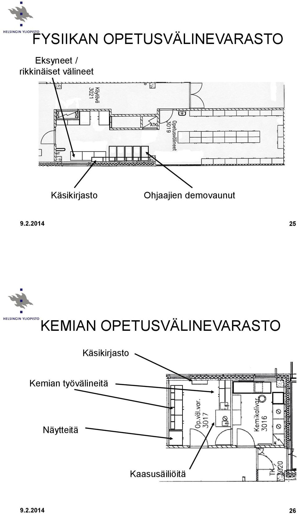 2014 25 KEMIAN OPETUSVÄLINEVARASTO Käsikirjasto