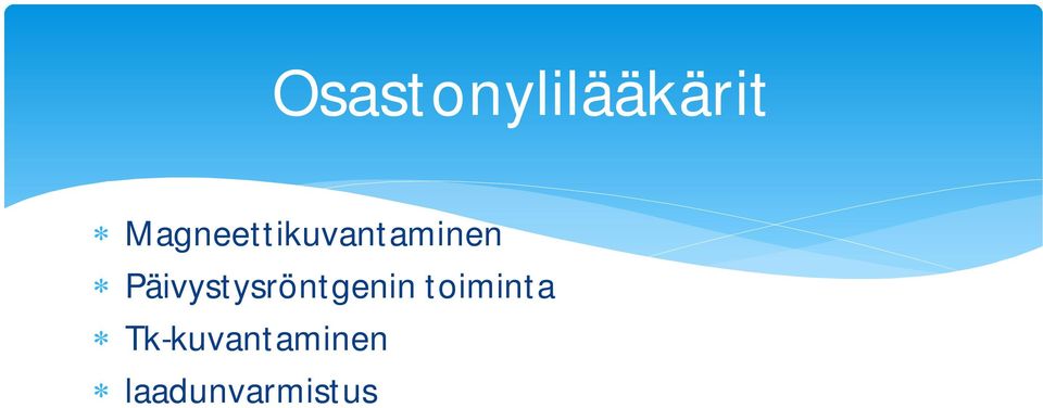 Päivystysröntgenin