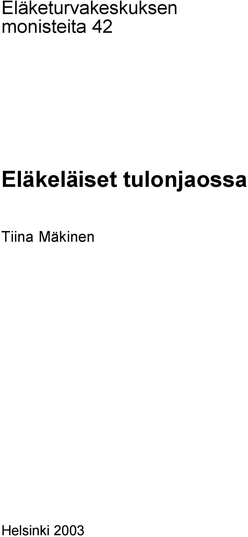 Eläkeläiset