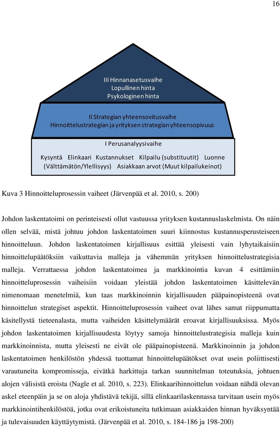 200) Johdon laskentatoimi on perinteisesti ollut vastuussa yrityksen kustannuslaskelmista.