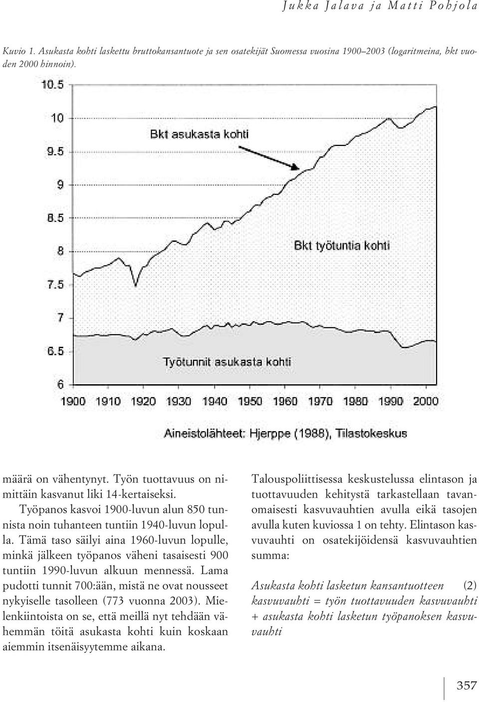 Tämä taso säilyi aina 1960-luvun lopulle, minkä jälkeen työpanos väheni tasaisesti 900 tuntiin 1990-luvun alkuun mennessä.