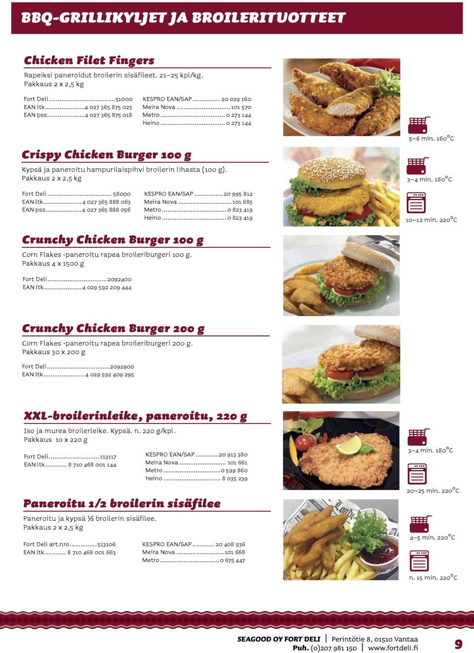 Pakkaus 2 x 2,5 kg Fort Deli... 58000 EAN ltk... 4 027 365 888 063 EAN pss... 4 027 365 888 056 KESPRO EAN/SAP... 20 995 812 Meira Nova...101 685 Metro...0 823 419 Heino.