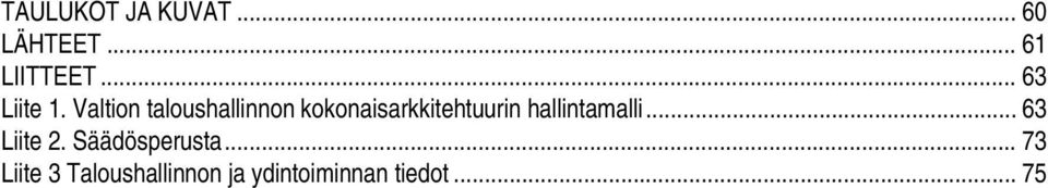 Valtion taloushallinnon kokonaisarkkitehtuurin