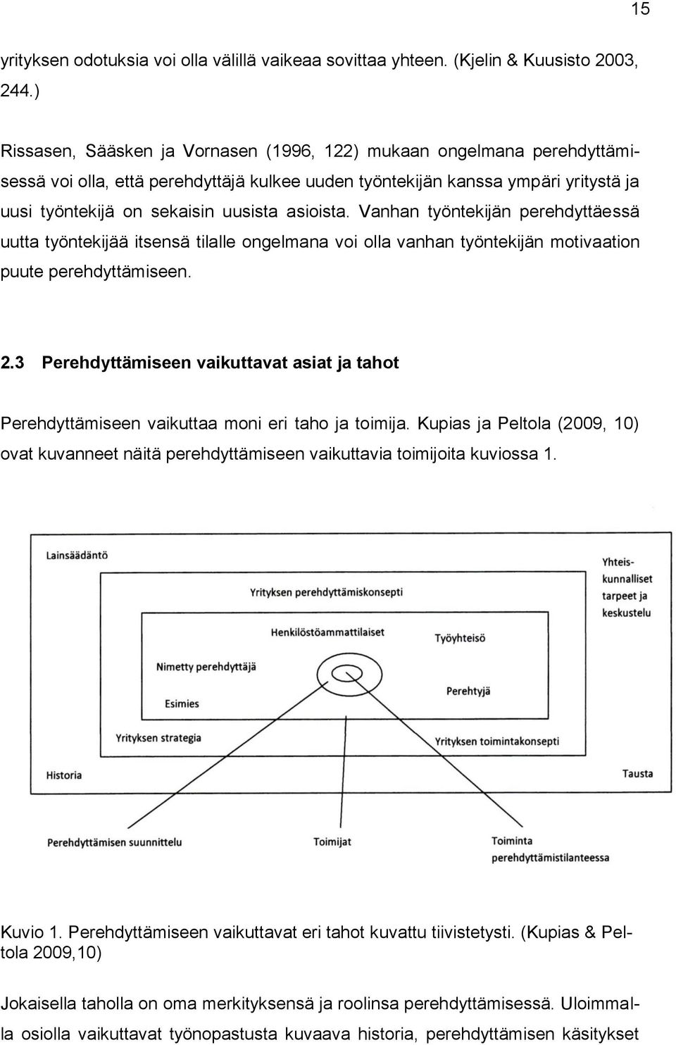 asioista. Vanhan työntekijän perehdyttäessä uutta työntekijää itsensä tilalle ongelmana voi olla vanhan työntekijän motivaation puute perehdyttämiseen. 2.