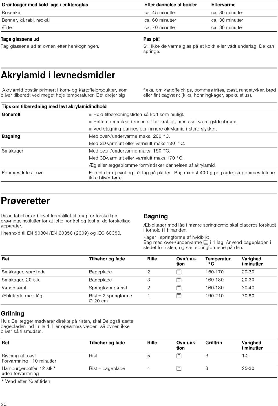 Akrylamid i levnedsmidler Akrylamid opstår primært i korn- og kartoffelprodukter, som bliver tilberedt ved meget høje temperaturer. Det drejer sig f.eks.