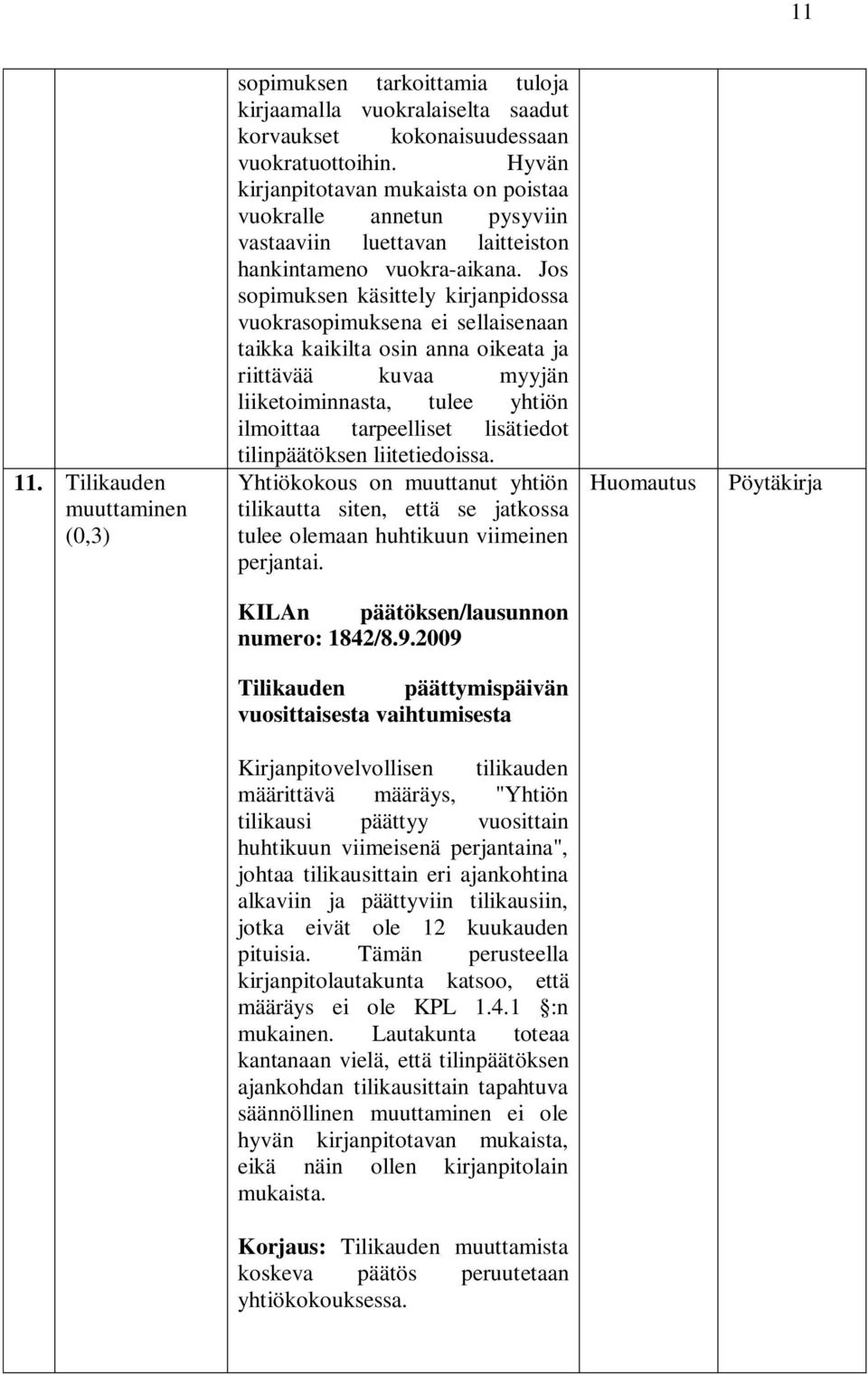 Jos sopimuksen käsittely kirjanpidossa vuokrasopimuksena ei sellaisenaan taikka kaikilta osin anna oikeata ja riittävää kuvaa myyjän liiketoiminnasta, tulee yhtiön ilmoittaa tarpeelliset lisätiedot