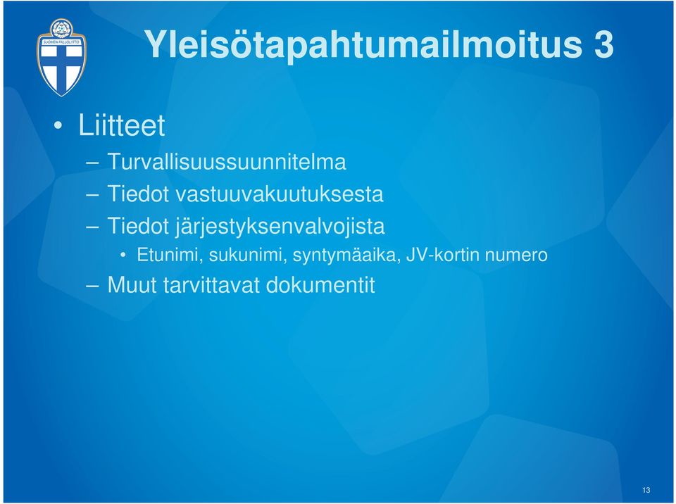 vastuuvakuutuksesta Tiedot