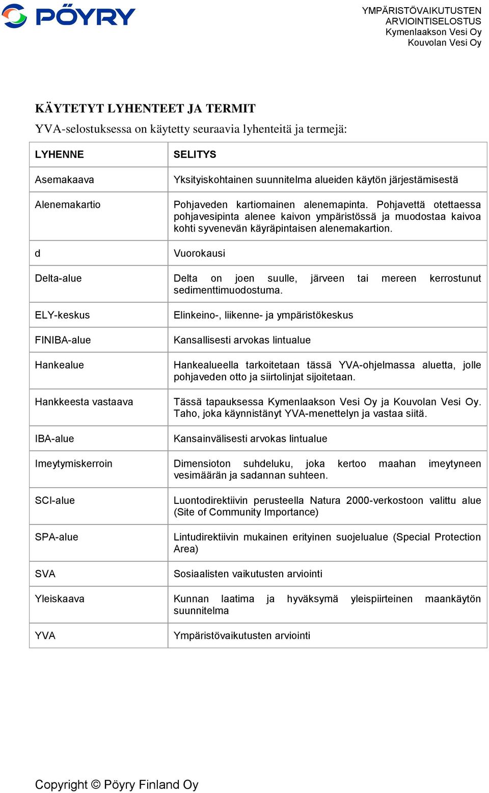 Pohjavettä otettaessa pohjavesipinta alenee kaivon ympäristössä ja muodostaa kaivoa kohti syvenevän käyräpintaisen alenemakartion.