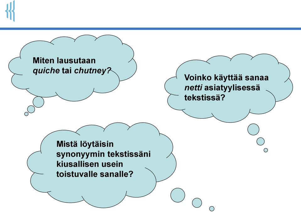 tekstissä?