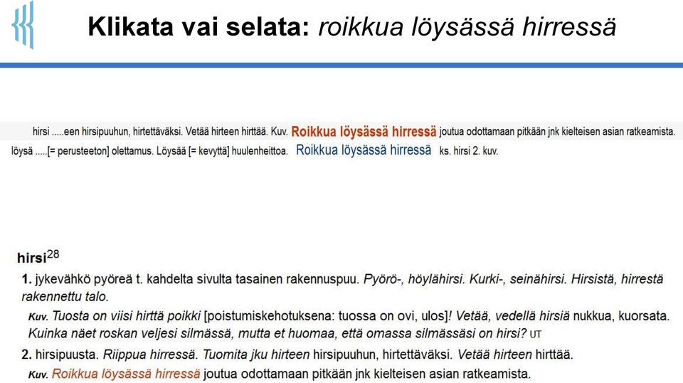 roikkua