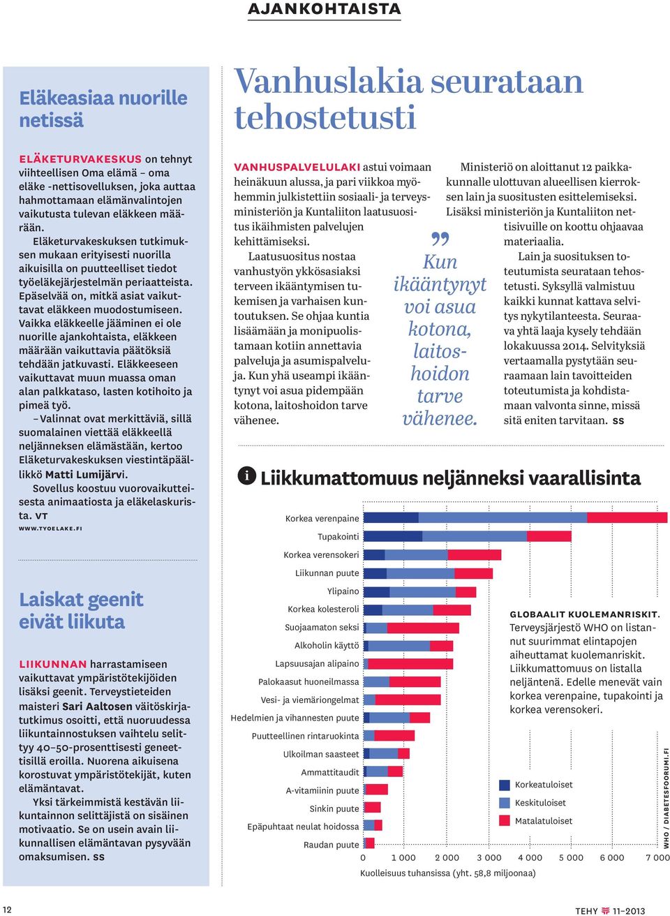 Vaikka eläkkeelle jääminen ei ole nuorille ajankohtaista, eläkkeen määrään vaikuttavia päätöksiä tehdään jatkuvasti.