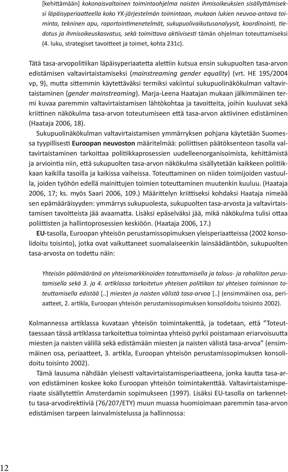 luku, strategiset tavoitteet ja toimet, kohta 231c).