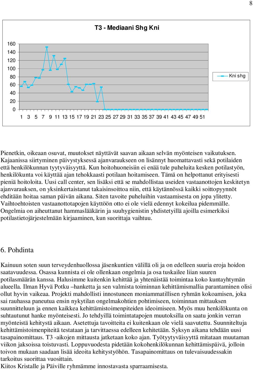 Kun hoitohuoneisiin ei enää tule puheluita kesken potilastyön, henkilökunta voi käyttää ajan tehokkaasti potilaan hoitamiseen. Tämä on helpottanut erityisesti pieniä hoitoloita.