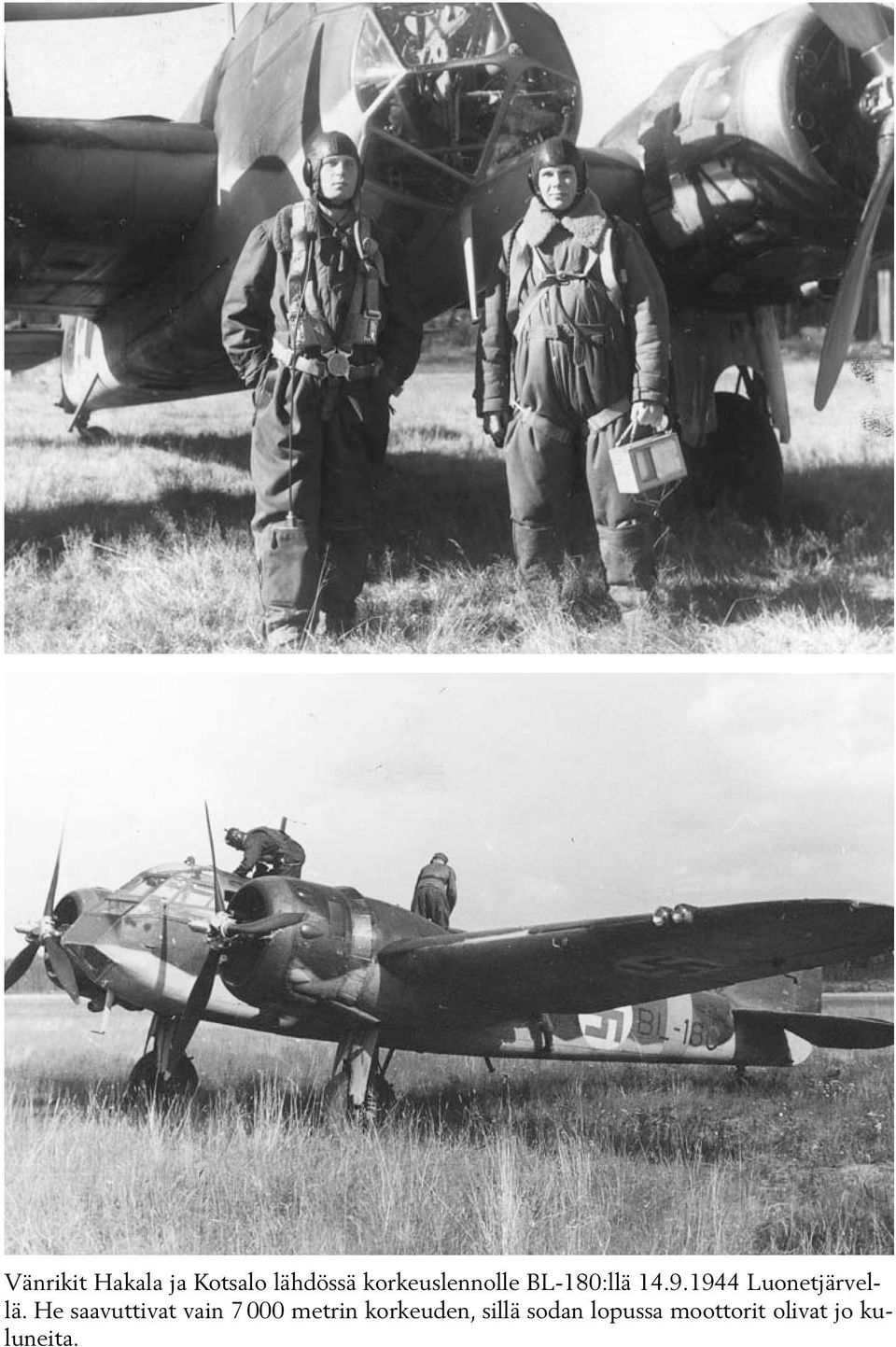 1944 Luonetjärvellä.