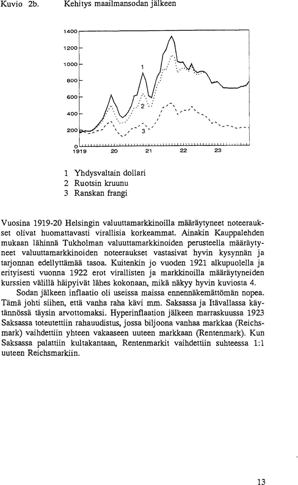 Ainakin Kauppalehden mukaan lahinnli Tukholman valuuttamarkkinoiden perusteella mlilirliytyneet valuuttamarkkinoidennoteeraukset vastasivat hyvin kysynnlin ja tarjonnan edellyttlimlia tasoa.