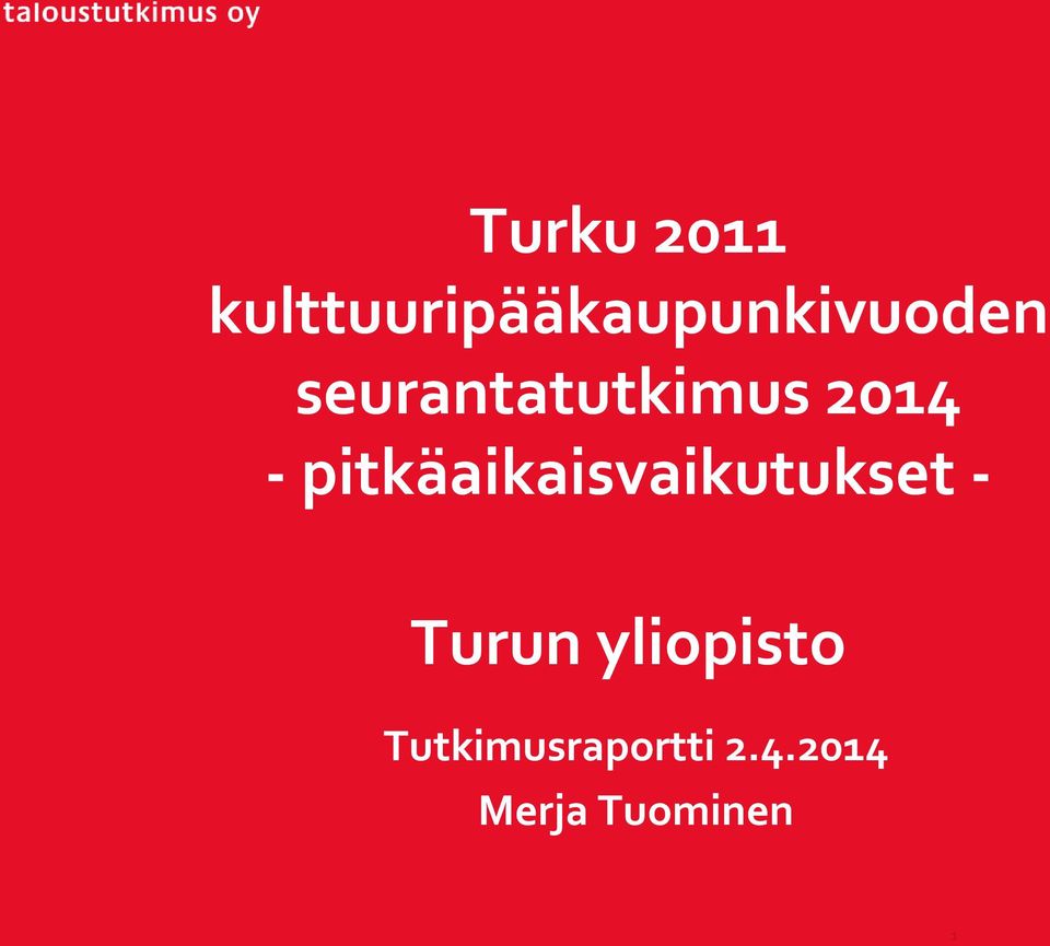 seurantatutkimus 2014 -