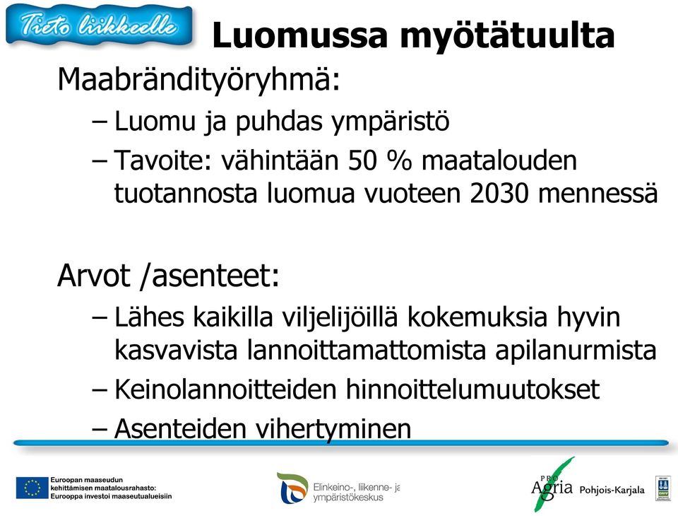 /asenteet: Lähes kaikilla viljelijöillä kokemuksia hyvin kasvavista