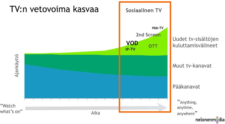tv-sisältöjen kuluttamisvälineet Muut tv-kanavat