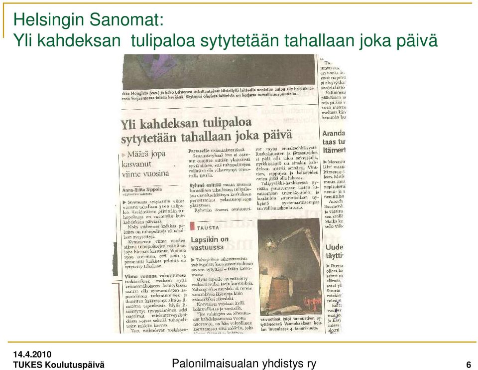 tahallaan joka päivä TUKES