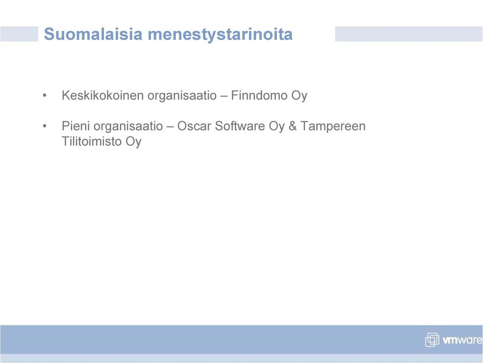 Finndomo Oy Pieni organisaatio