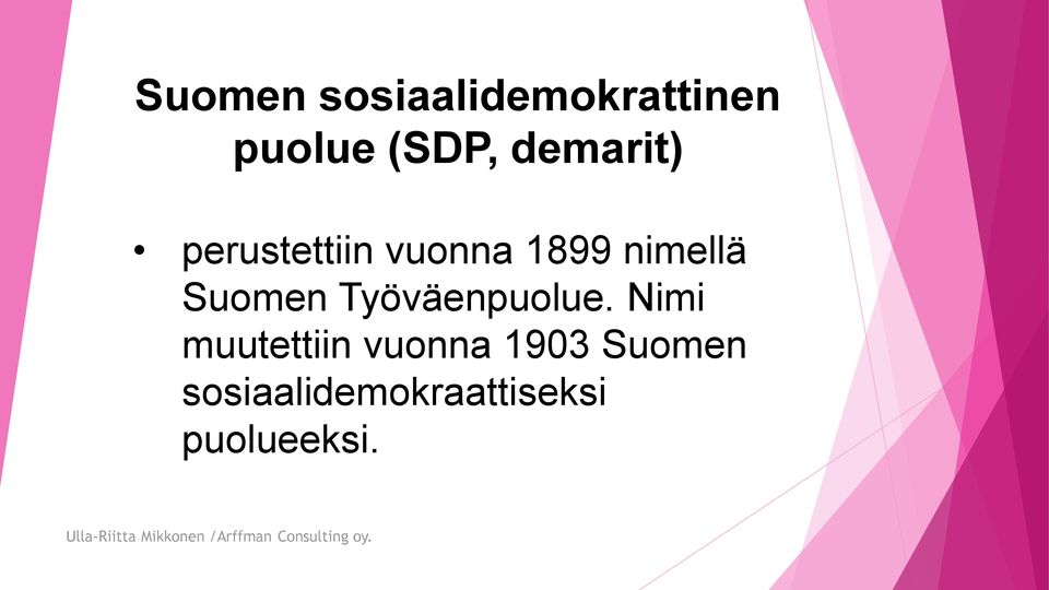 Suomen Työväenpuolue.