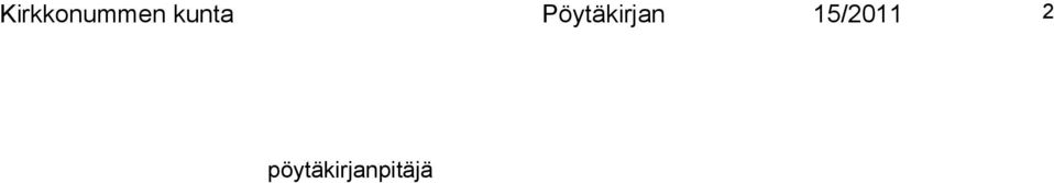 Pöytäkirjan