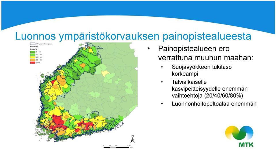 Suojavyökkeen tukitaso korkeampi Talviaikaiselle