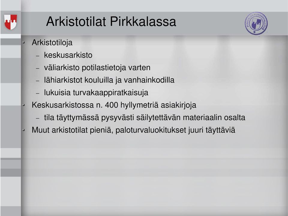 Keskusarkistossa n.