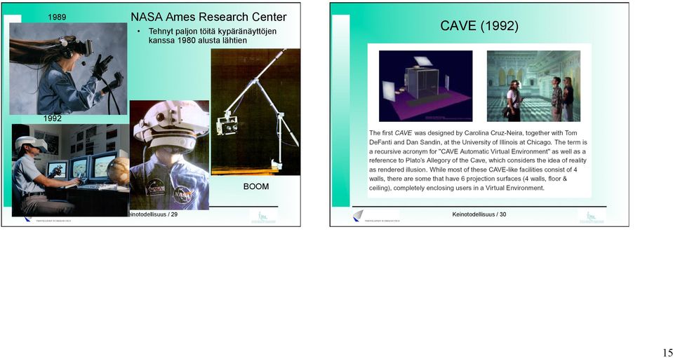 alusta lähtien CAVE (1992) 1992 BOOM