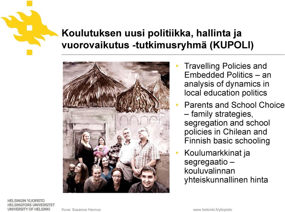 School Choice family strategies, segregation and school policies in Chilean and Finnish basic