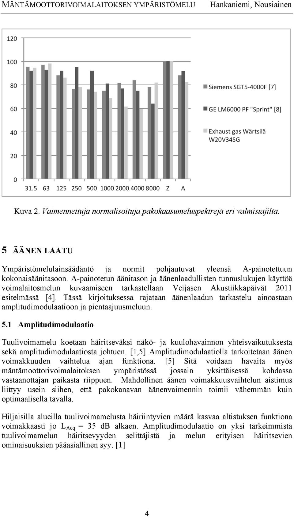 Tässä kirjoituksessa rajataan äänenlaadun tarkastelu ainoastaan amplitudimodulaatioon ja pientaajuusmeluun. 5.