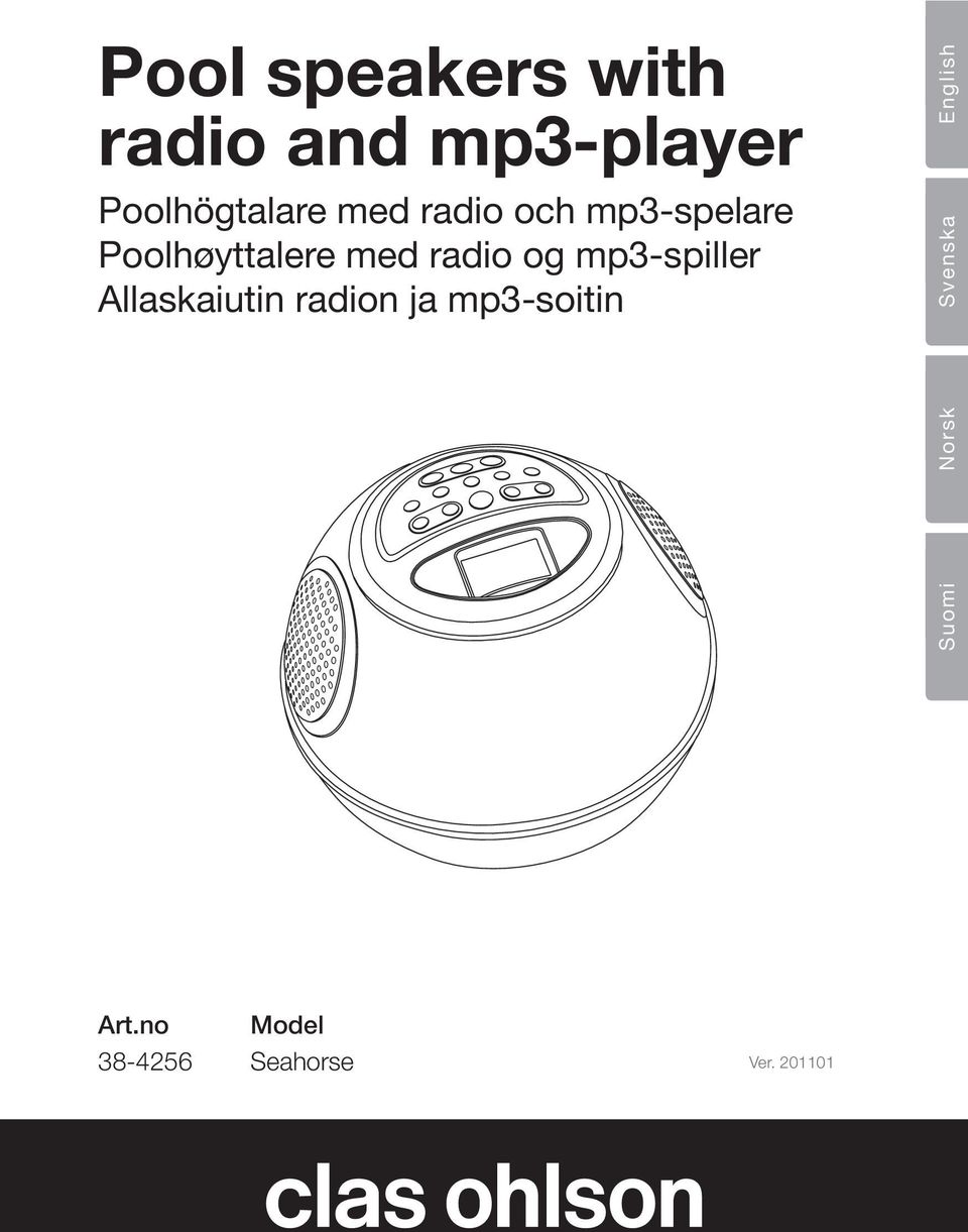 mp3-spiller Allaskaiutin radion ja mp3-soitin English